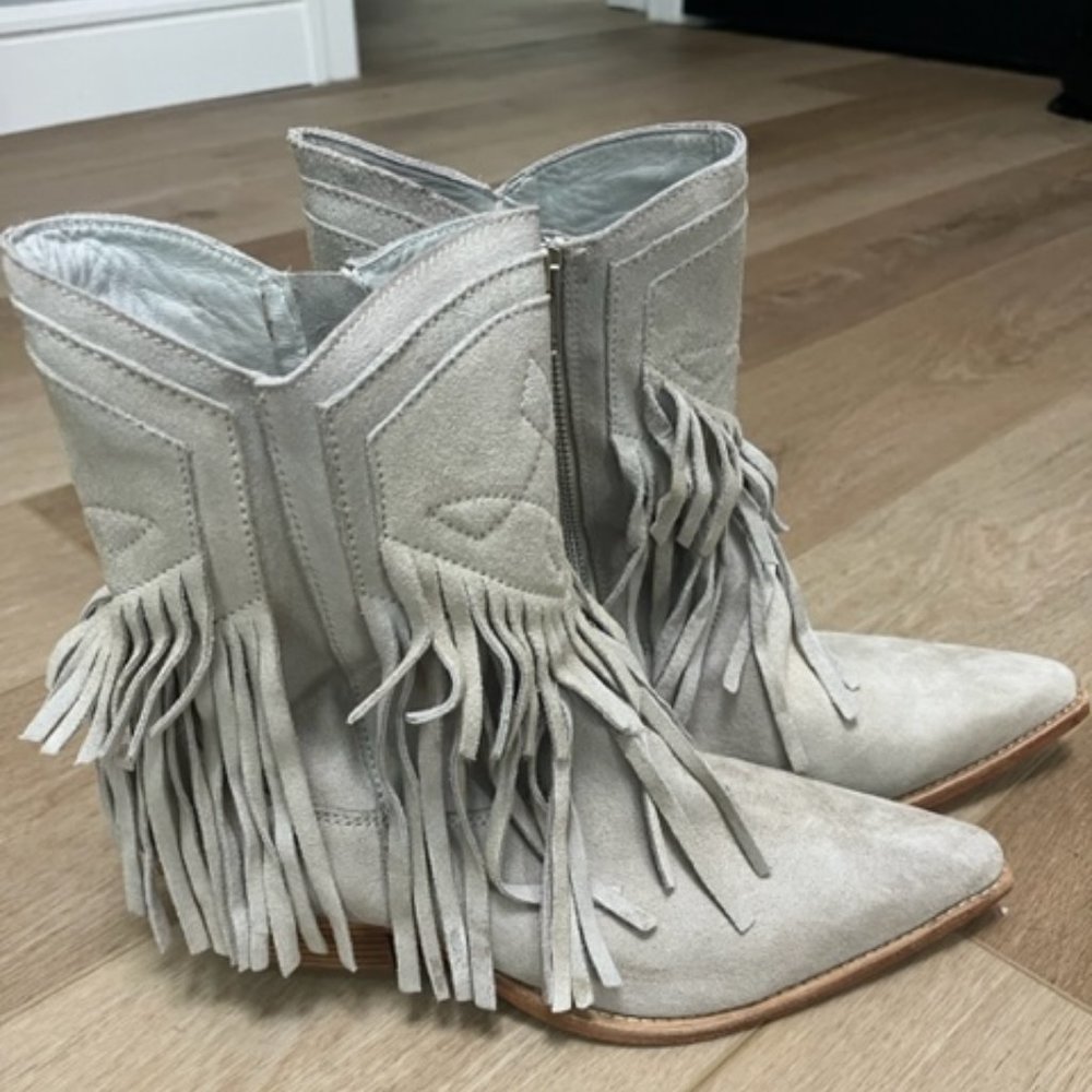 Free People Lawless Fringe Bootie - Size 11